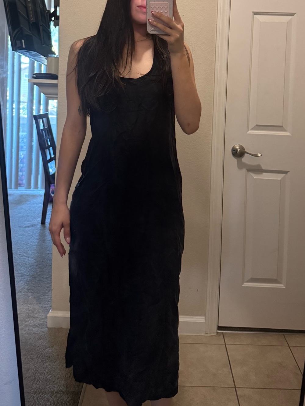 Zara black maxi dress